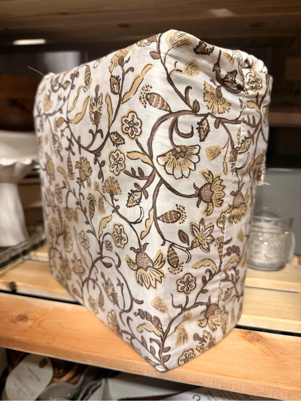 King Ultra Soft Flannel Sheet Set Ivory Floral - Threshold